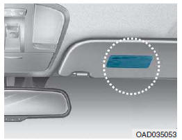 Étiquettes d'avertissement concernant les airbags