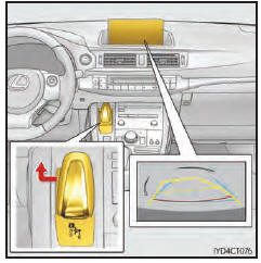 Moniteur du système d'aide au stationnement Lexus 