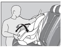 Installation d'un siège d'enfant avec une ceinture sous-abdominale/épaulière