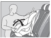 Installation d'un siège d'enfant avec une ceinture sous-abdominale/épaulière