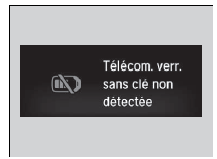 Rappel de la télécommande du système d'entrée intelligente