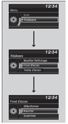 Importer un fond d'écran