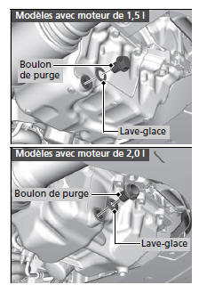 Vidange d'huile moteur et remplacement du filtre à huile