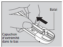 Remplacement du caoutchouc du balai d'essuieglaces