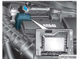 Panneau de fusibles du compartiment moteur (Cache-borne de batterie)