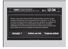 Activation d'Apple CarPlay